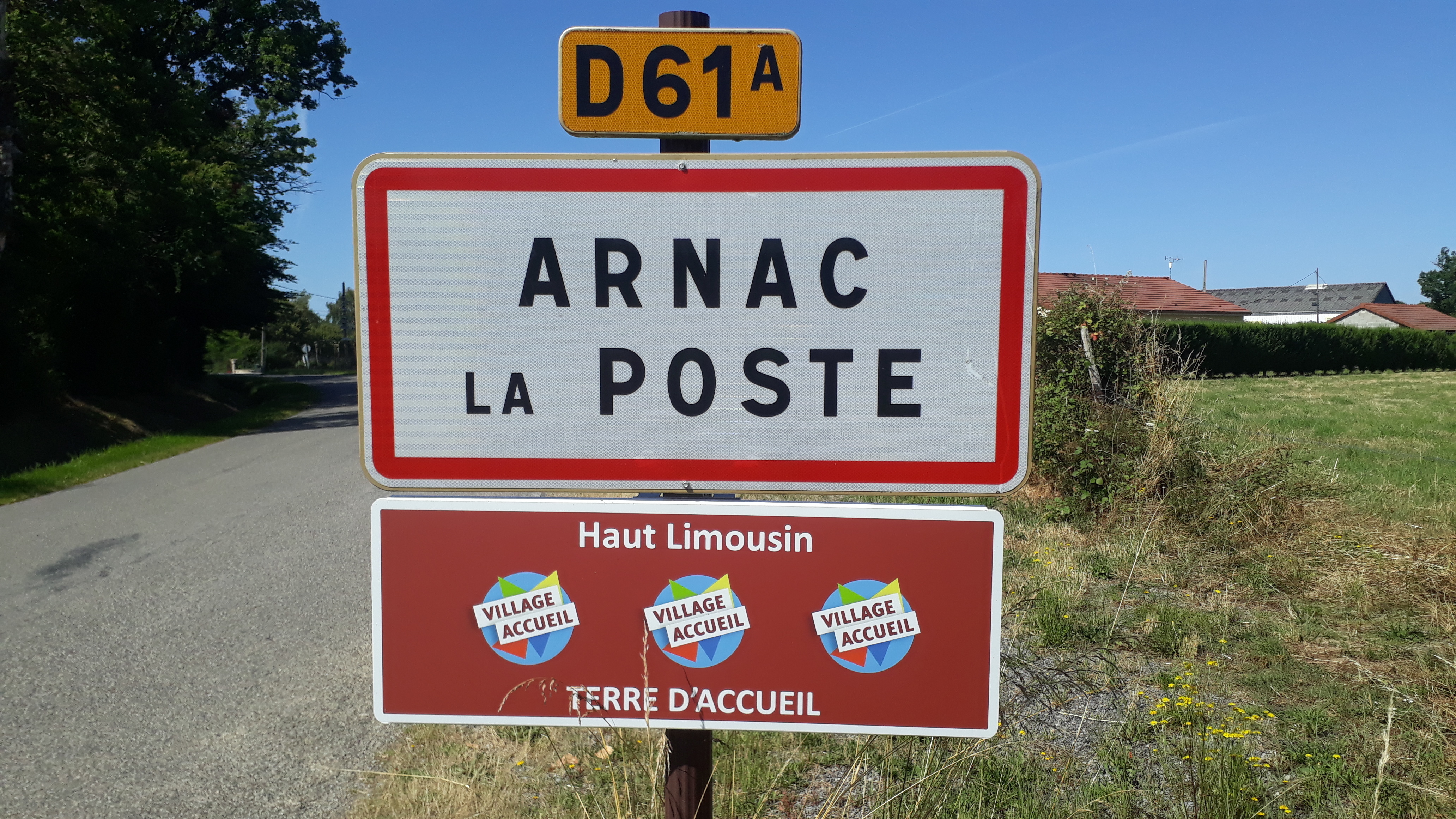 panneau Arnac La Poste