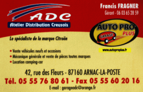 carte_garage-Arnac la poste
