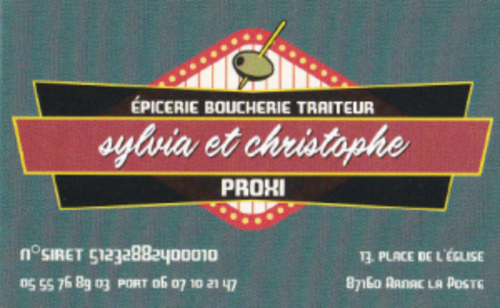 Epicerie boucherie Arnac la poste