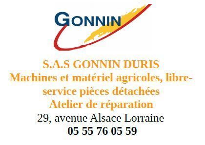 gonnin machines agricoles Arnac la Poste
