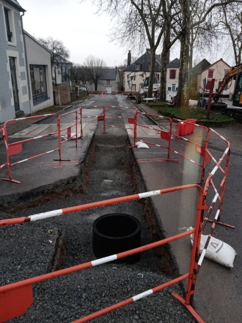 Les travaux d’assainissement